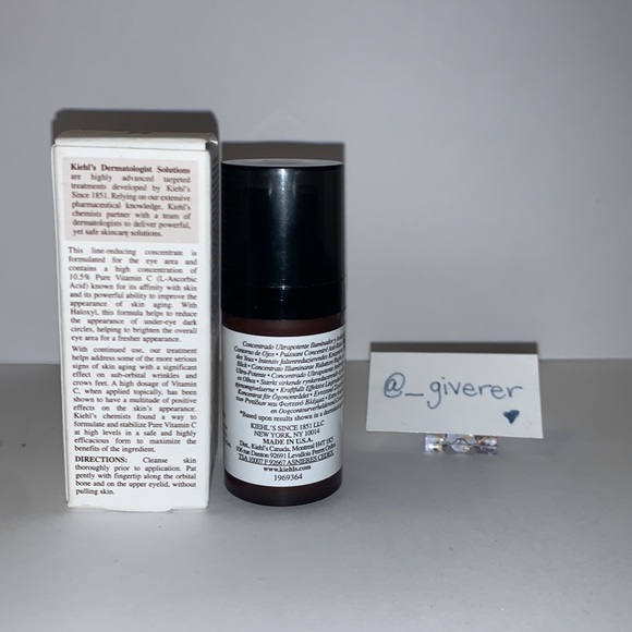 Kiehl’s Powerful Strength Line Reducing Eye Brightening Concentrate - Picture 2 of 9